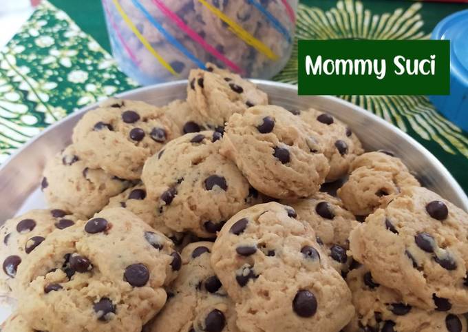 Resep Chewy Chocolate Chips Cookies, Enak