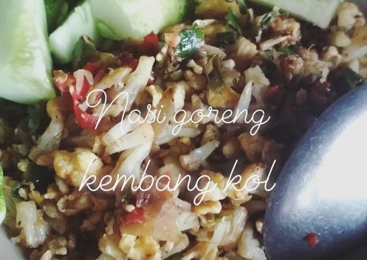 Resep (Diet) Nasi goreng kembang kol Sederhana Resep Resep (Diet) Nasi goreng kembang kol Sederhana Resep