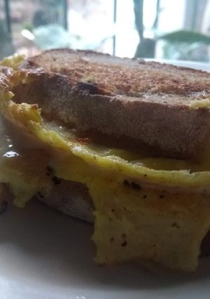 Una foto de Sanguchito distinto de huevo y queso