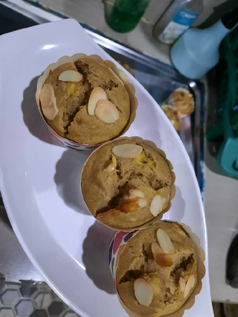 Cara Gampang Menyiapkan Resep  Muffin Banana Almond yang Menggugah Selera, Menggugah Selera