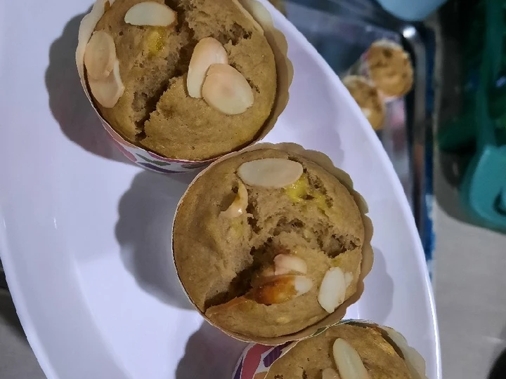 Cara Gampang Menyiapkan Resep  Muffin Banana Almond yang Menggugah Selera, Menggugah Selera