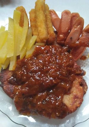 Foto resep Steak tempe nuget kentang sosis