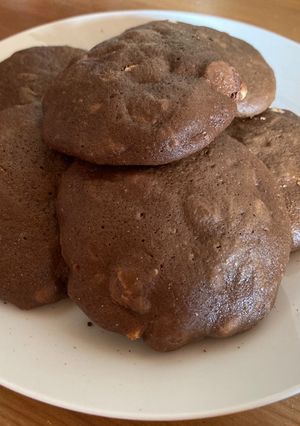Una foto de Galletas de 3 chocolates