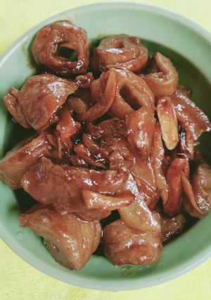รูปของ หมูสามชั้นต้มหวานเค็ม