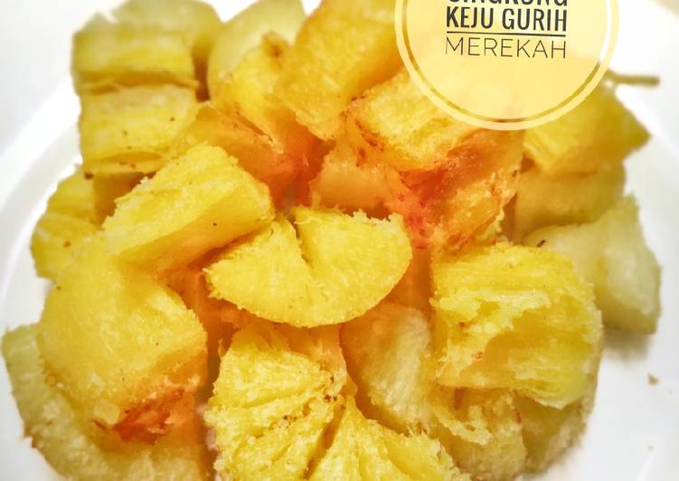 Resep Singkong Keju Merekah Anti Gagal