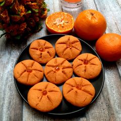 A picture of Orange cookies.