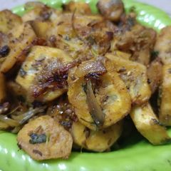 A picture of Kacche kele ki sabzi.