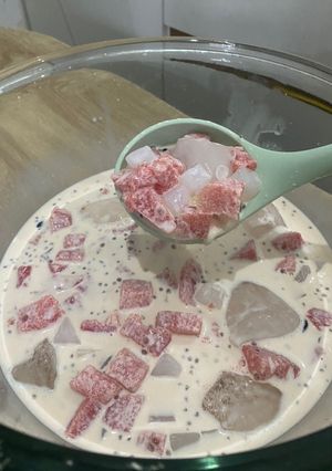 Foto resep Es Semangka Susu