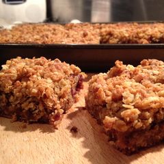 A picture of Oat, Date and Apple Traybake.