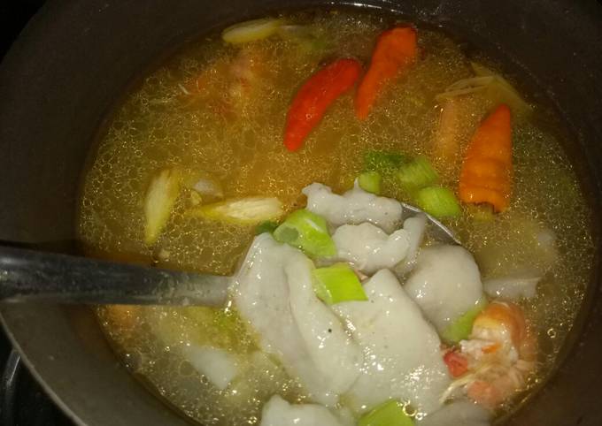 Resep Tekwan Teri Kuah Seafood Oleh Ineunugraha Cookpad