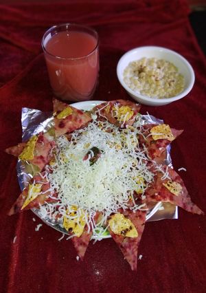 A picture of Surti veg paratha.