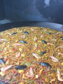 Una foto de Fideuá de pescado