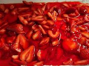 A picture of strawberry pretzel