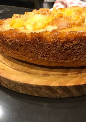 Una foto de Torta húmeda de manzana 🍎