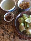 Boiled Bottle Gourd with Fermented Tofu Dip and Boiled Eggs
