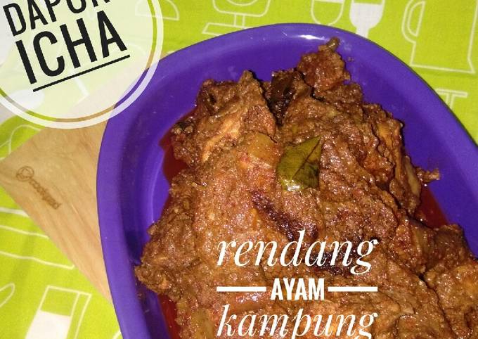 # 129 rendang ayam kampung ala me