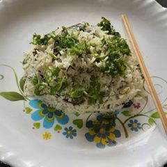 A picture of Thai green rice.