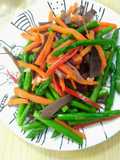 Stir-Fried Asparagus with Vegetables (Low-Carb Keto Meal) (Home Cooking) (Fridge Clean-Out Recipe) (Simple Cooking)