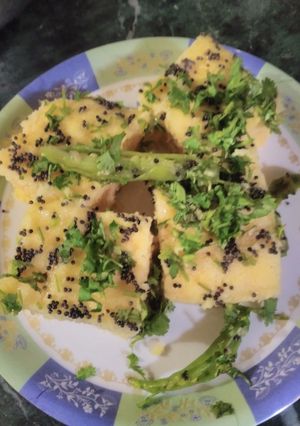 A picture of Dhokla.
