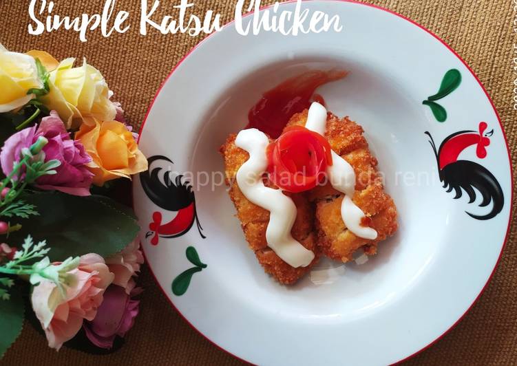 Langkah Mudah untuk Membuat Simple Katsu Chicken Anti Gagal