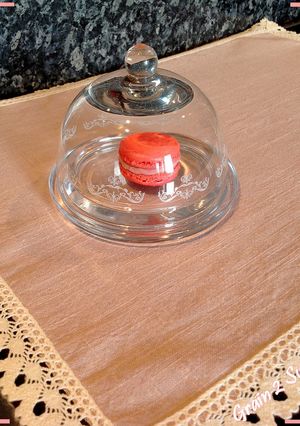 Une photo de Macaron à la framboise