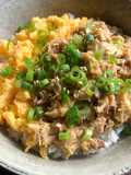 Sweet Miso Mackerel & Egg Rice Bowl