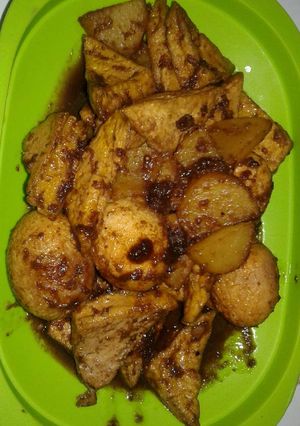 Foto resep Lapis tahu telur kentang
