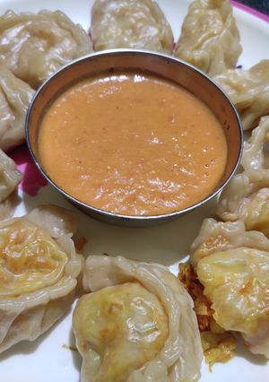 A picture of Veg Momos.