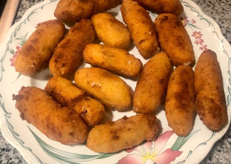 Croquetas caseras de jamón ibérico