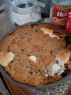 A picture of Smores pie.