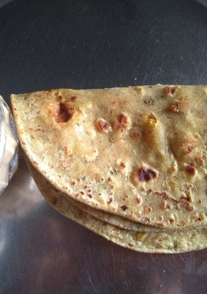 A picture of Immunity booster moong dal paratha.