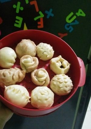 Foto resep Pao / steamed bun coklat