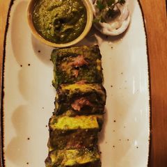 A picture of Hariyali Paneer Tikka.