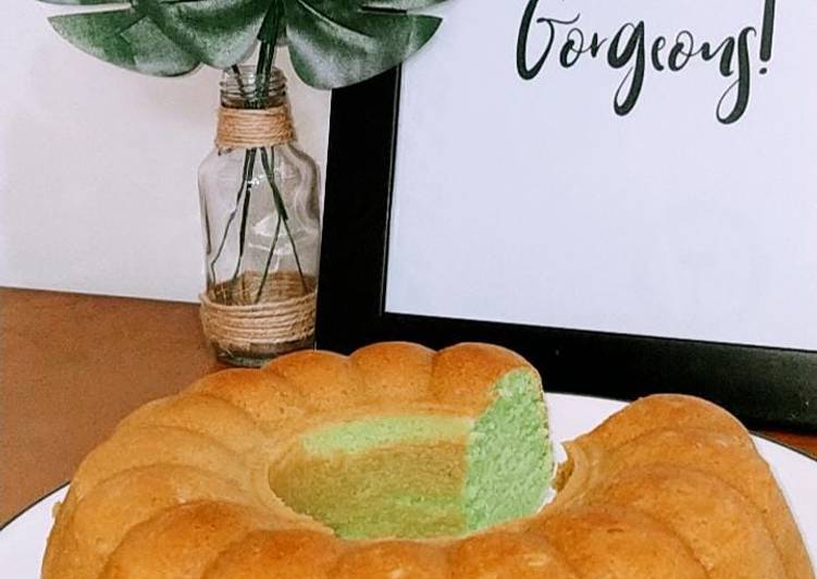 76. Buttercake pandan