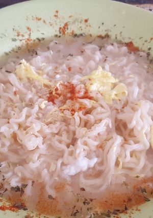 Una foto de Sopa maruchán proteica. Y Más rica