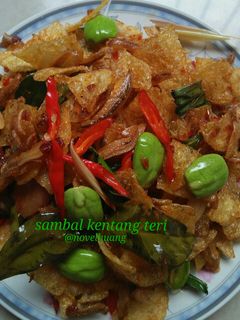 Foto resep Sambal kentang teri