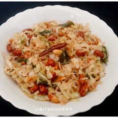 A picture of Cabbage Stir Fry / Stir Fried Cabbage (Patta Gobhi).