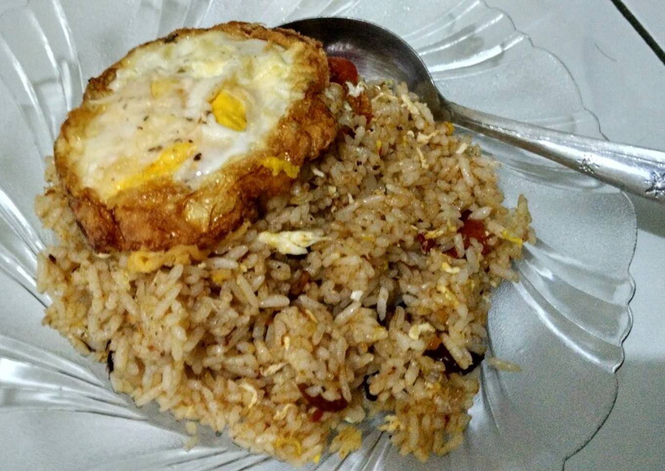 Recycle Rendang-Nasi goreng kacang