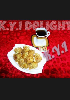 A picture of Yamball with black tea.