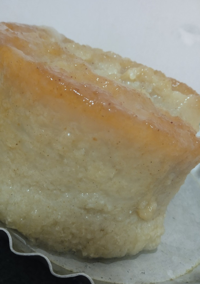 Una foto de Pudín dulce de pan, canela y plátano (sin huevo)