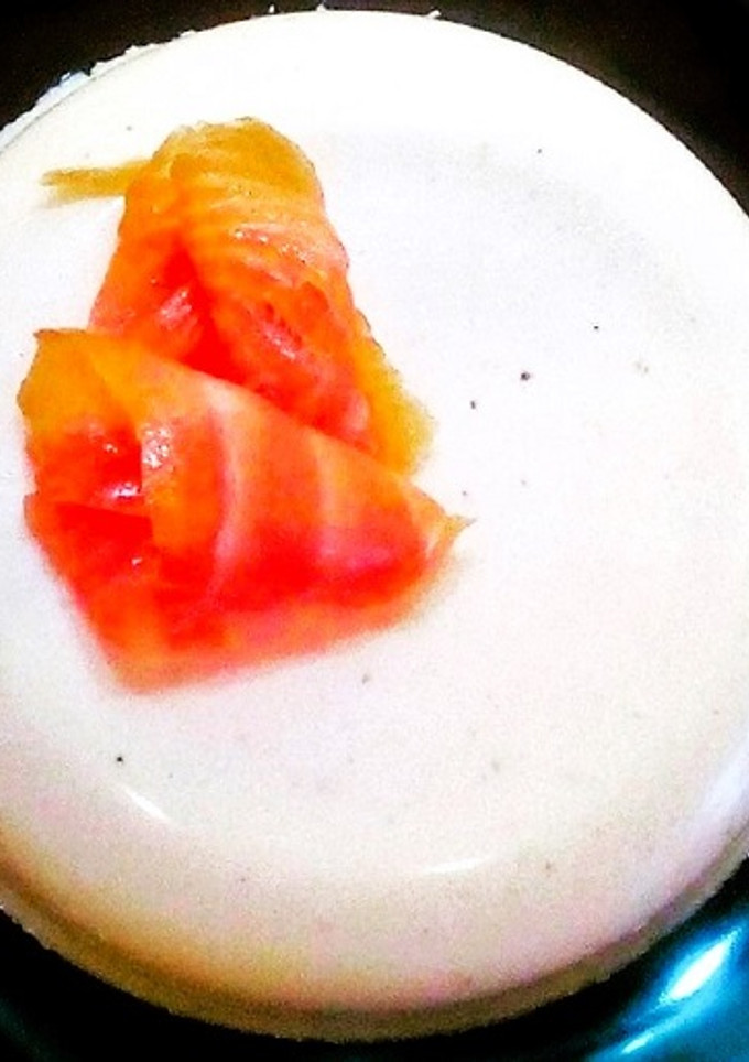 Una foto de Mousse de salmón