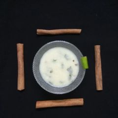 A picture of Khati mithi kadhi Gujarati style.