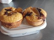 Una foto de muffin de avena