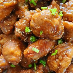 Crispy chicken bites A picture of Crispy chicken bites.