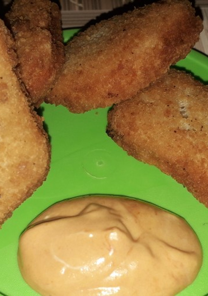 Una foto de Dip spicy con nugget