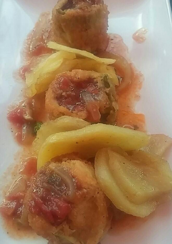 Una foto de 810. Alcachofas rellenas