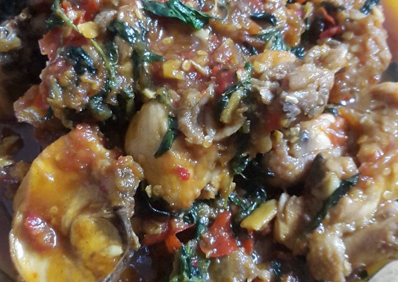 Ayam rica rica kemangi pedas....ala dapurq