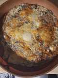 Pizza with whole grains and legumes