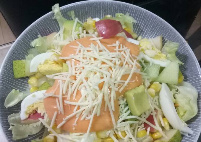 Resep Salad Buah Dan Sayur Oleh Iis Najwa Cookpad