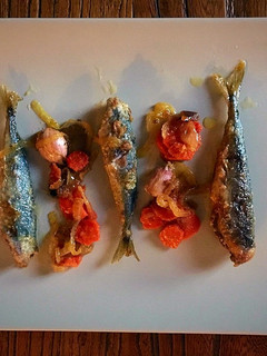 Una foto de Chicharros en escabeche